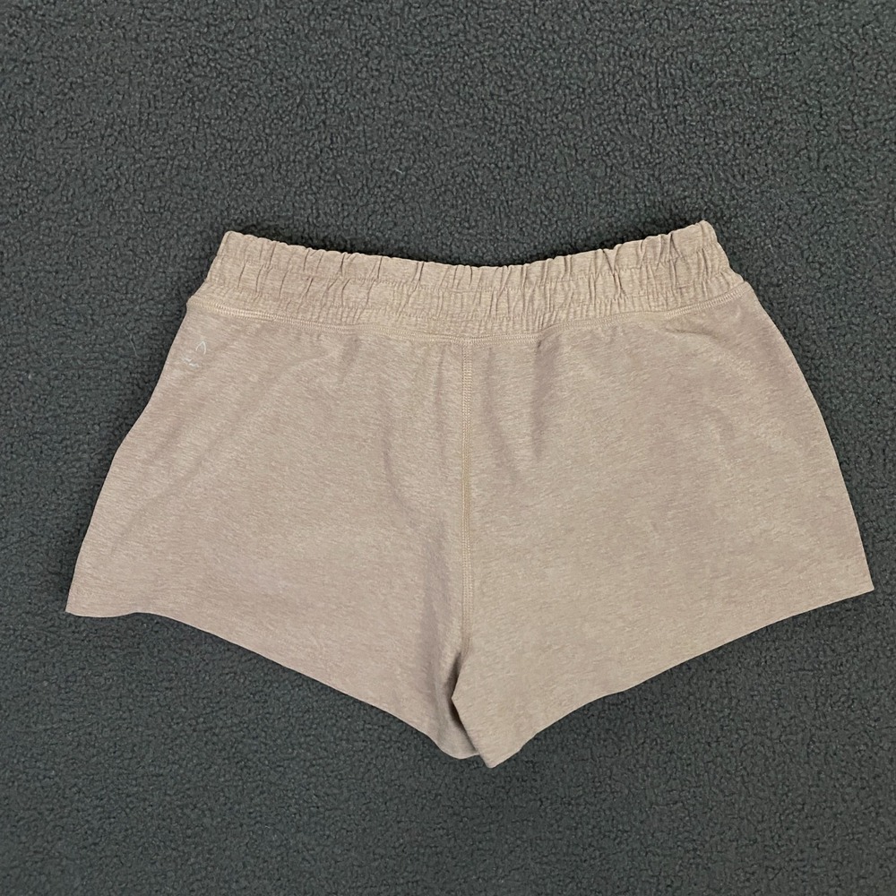 Beyond Yoga Worked Up Shorts size XS Chai Beige Sweat Athletic Drawstring NWT - Picture 5 of 9